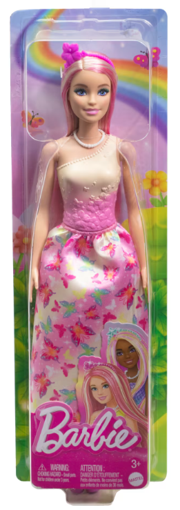 Barbie Royal Doll Butterfly-Print Skirt And Accessories