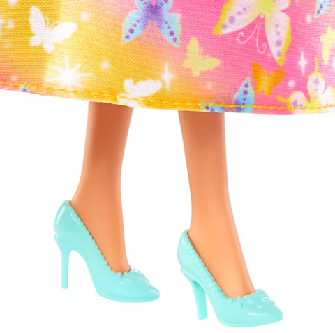 Barbie Royal Doll Butterfly-Print Skirt And Accessories