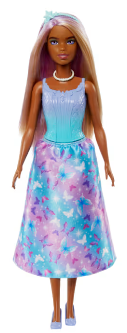 Barbie Royal Doll Butterfly-Print Skirt And Accessories