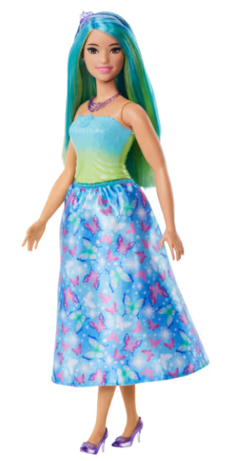 Barbie Royal Doll Butterfly-Print Skirt And Accessories