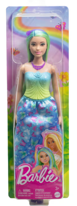 Barbie Royal Doll Butterfly-Print Skirt And Accessories