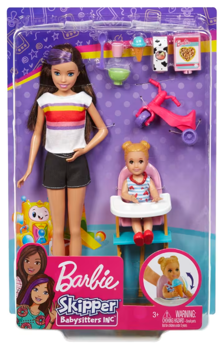 Barbie Skipper Babysitters Inc Doll and Accessories Assorted