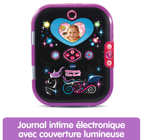 VTech KidiSecrets Selfie Music 2.0 Noir