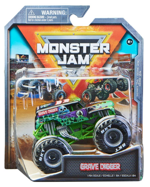 Monster Jam 1:64 Scale Die-Cast Monster Truck Assorted