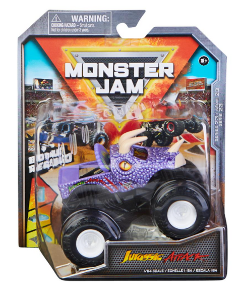 Monster Jam 1:64 Scale Die-Cast Monster Truck Assorted