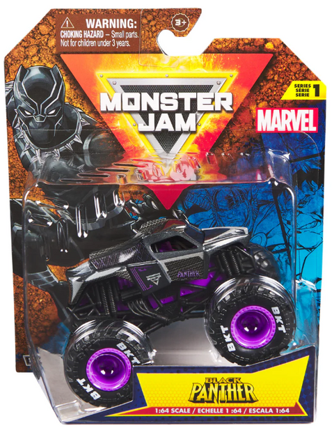 Monster Jam 1:64 Marvel Single Pack Assorted