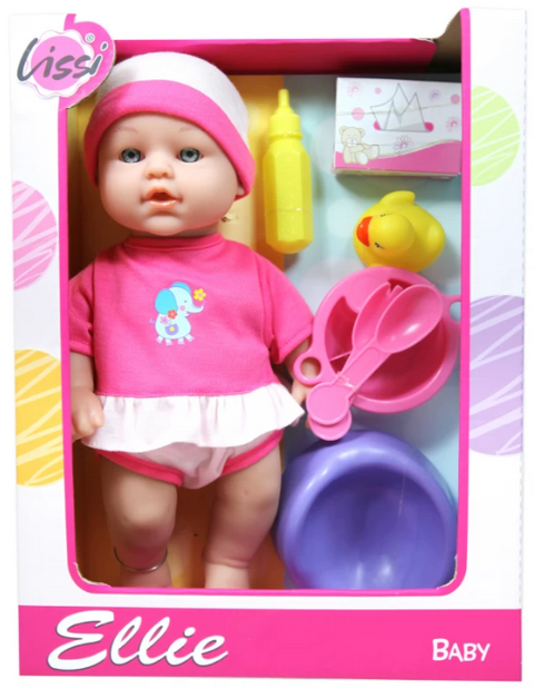 Lissi Ellie Baby Doll with Accessories 32cm