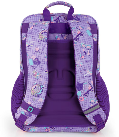 Gabol Funny Kids Lilac Backpack 3 Compartments 44cm