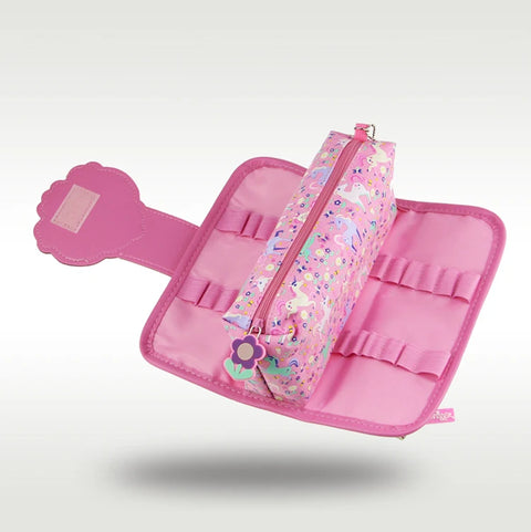 Smiggle Unicorn Utility Pink Pencil Case