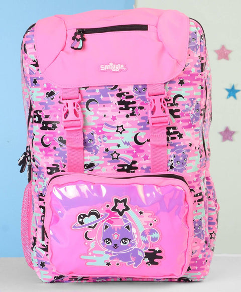 Smiggle Away Foldover Pink Backpack 45cm