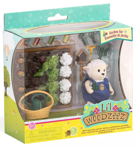 Li'l Woodzeez Garden Set Miniature Playset