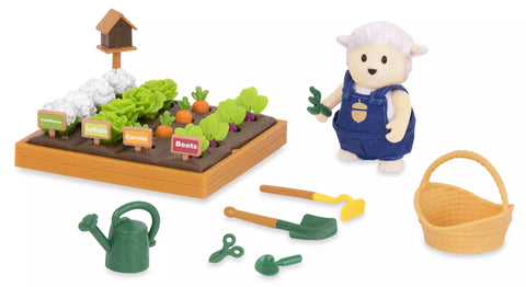 Li'l Woodzeez Garden Set Miniature Playset