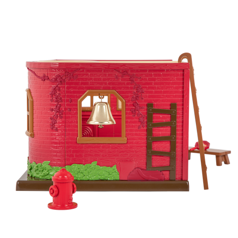 Li'l Woodzeez Honeysuckle Hollow Safety Department Fire Station Set