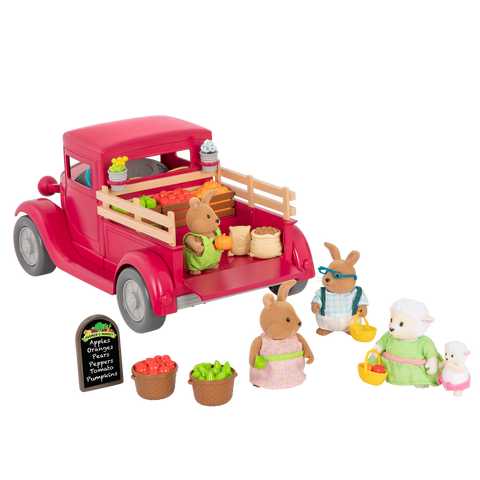 Li'l Woodzeez Farmer’s Market Truck Truck Playset