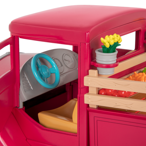 Li'l Woodzeez Farmer’s Market Truck Truck Playset