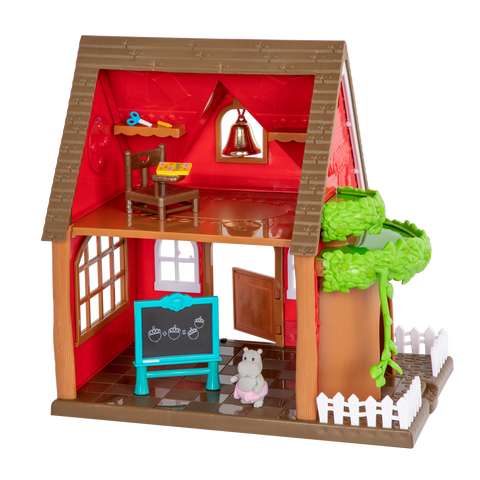 Li'l Woodzeez Woodland Schoolhouse Playset