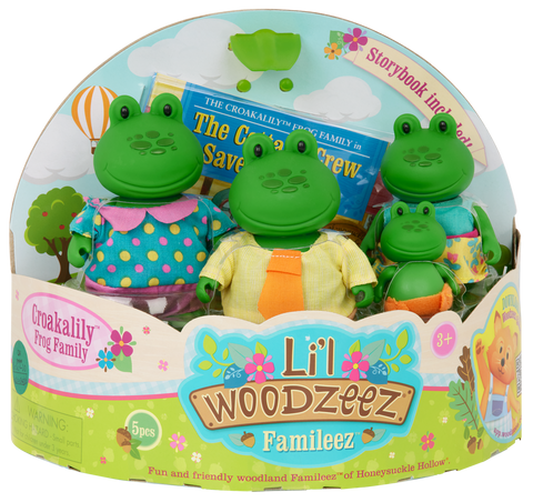 Li'l Woodzeez The Croakalily Frogs