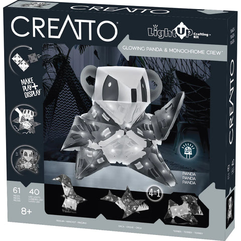 Creatto Glowing Panda & Monochrome Crew