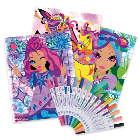Nebulous Stars Color by Number Book Set - Mystery