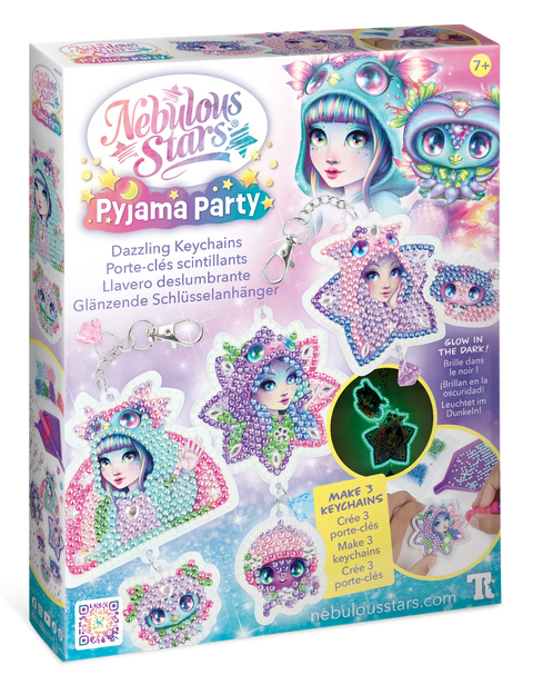 Nebulous Stars Pyjama Party Dazzling Keychains