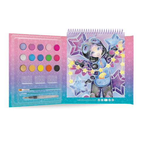 Nebulous Stars Pyjama Party Magic Watercolor Book Set