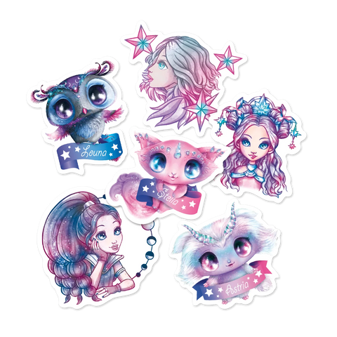Nebulous Stars Decorative Vinyl Sticker