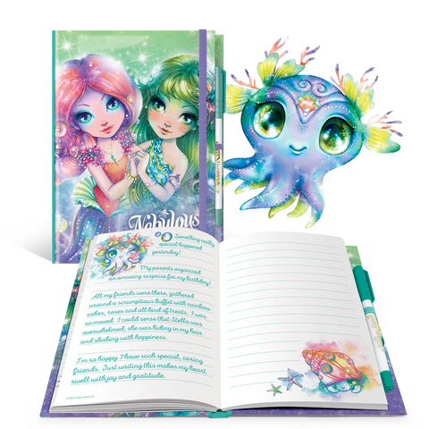 Nebulous Stars Deluxe White Notebook