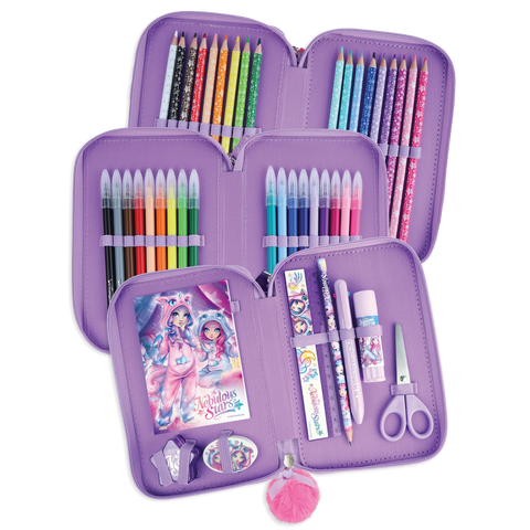 Nebulous Stars Nebulia & Cristalia Pyjama Party 3-tier Pencil Case