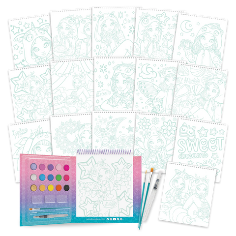 Nebulous Stars Pyjama Party Magic Watercolor Book Set