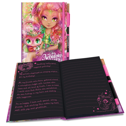 Nebulous Stars Deluxe Black Notebook Assorted