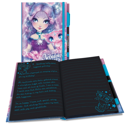 Nebulous Stars Deluxe Black Notebook Assorted