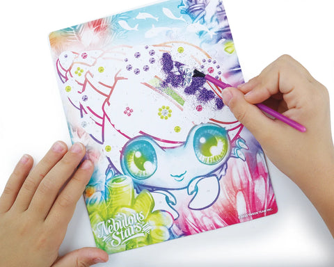 Nebulous Stars Glitter & Foil Art