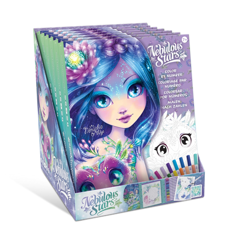 Nebulous Stars Color by Number Book Set