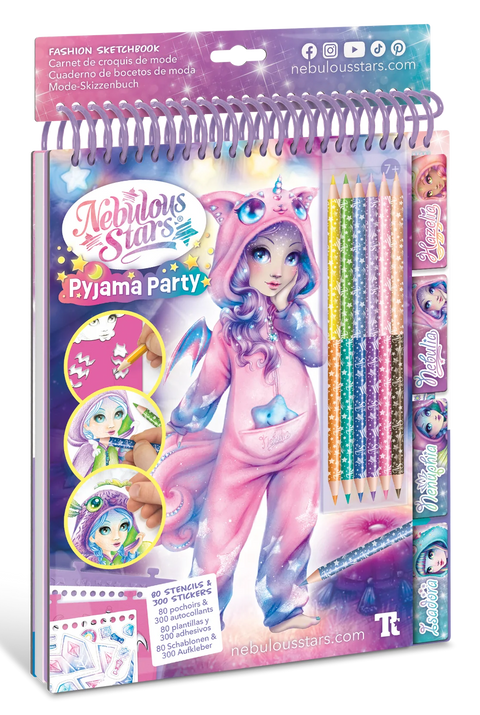 Nebulous Stars Pyjama Party Fashion Sketchbook