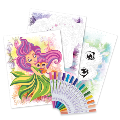 Nebulous Stars Color by Number Book Set