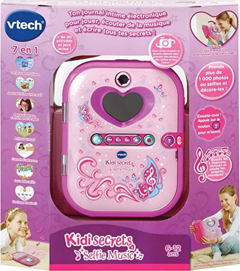 Agenda électronique Vtech KidiSecret Selfie Musique Rose