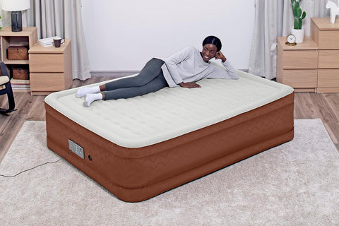 AlwayzAire™ Fortech™ Queen Airbed With Built-in Comfort Choice Dual Pump 203x152x51cm