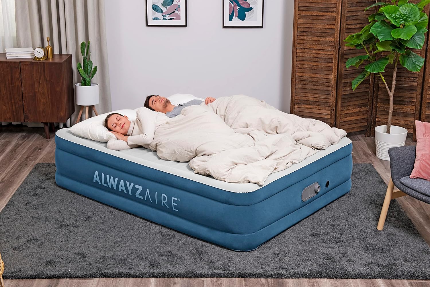 Dual pump air mattress best sale