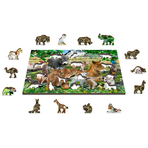 Wooden Puzzle: Farm Kindergarten 200pcs