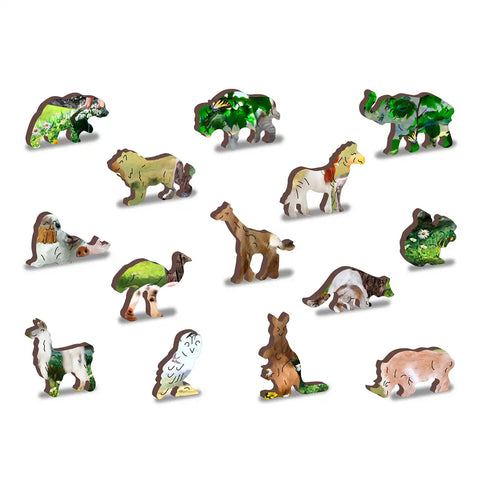 Wooden Puzzle: Farm Kindergarten 200pcs