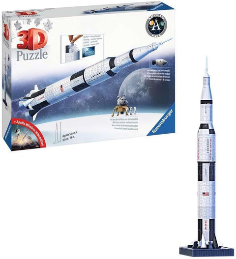 Apollo Saturn V Rocket 3D Puzzle, 440 Pieces