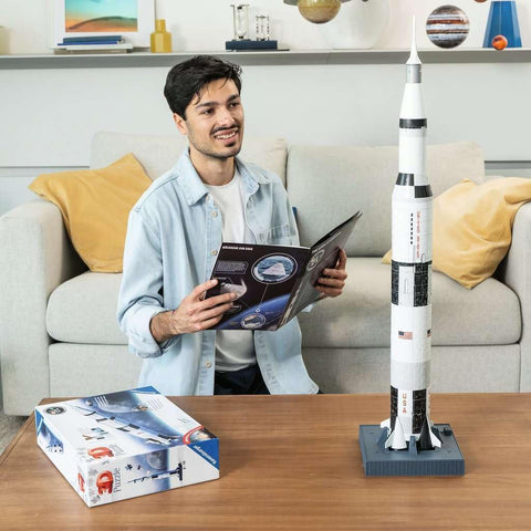 Apollo Saturn V Rocket 3D Puzzle, 440 Pieces