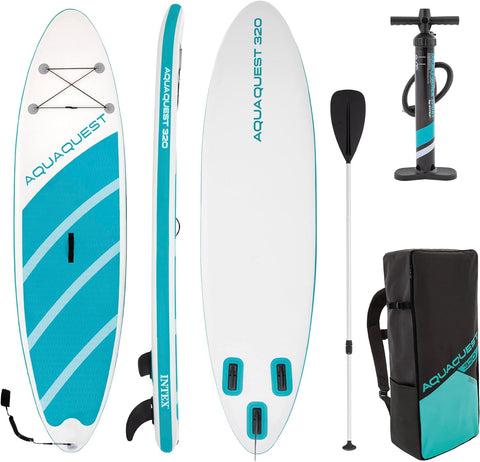 AquaQuest 320 Inflatable Paddle Board Package 320cm