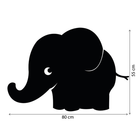 Loolipo Ardoise Adhésive Géantes Éléphanto