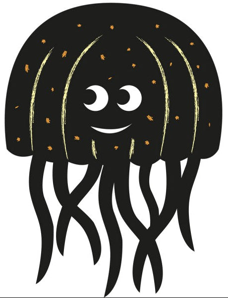 Loolipo Ardoise Adhésive Géantes Meduso