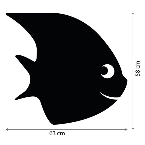 Loolipo Ardoise Adhésive Géantes Poisson