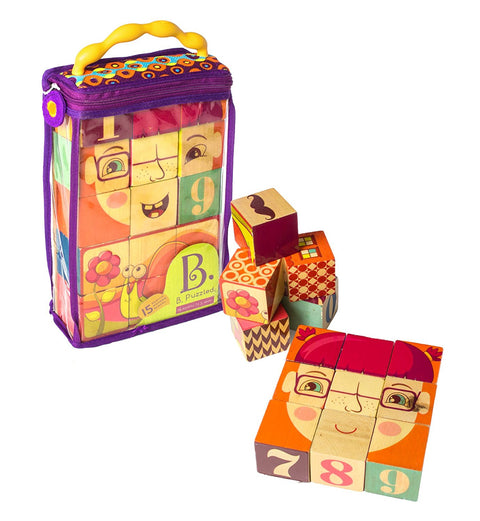 Puzzled 15 Pieces Wooden Blocks