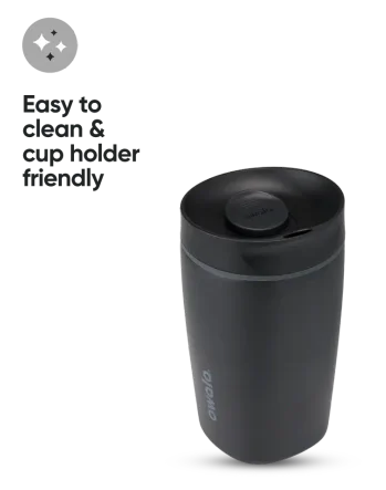 Owala SmoothSip Slider 12oz Very Very Dark