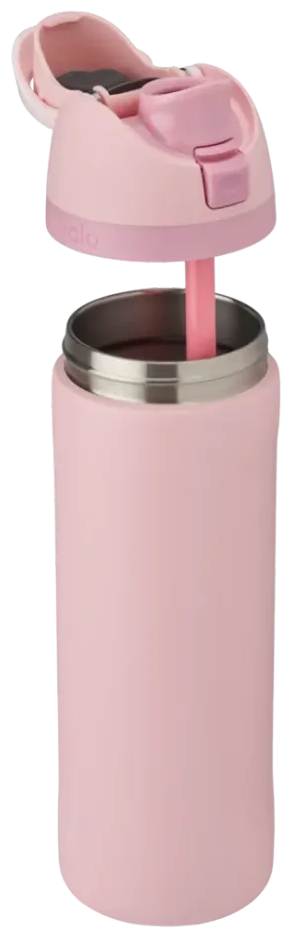 Owala FreeSip Insulated Water Bottle 24oz Rose Quartz
