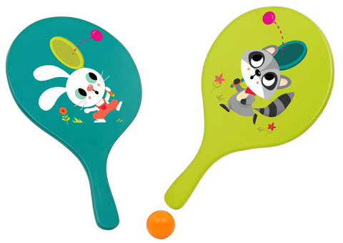 B. Bounce & Play Paddle Set
